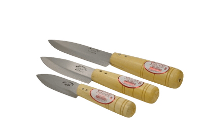 Antakya bıçağı 3'lü mutfak seti - geleneksel el yapımı, paslanmaz çelik, Bıçakçı Naim