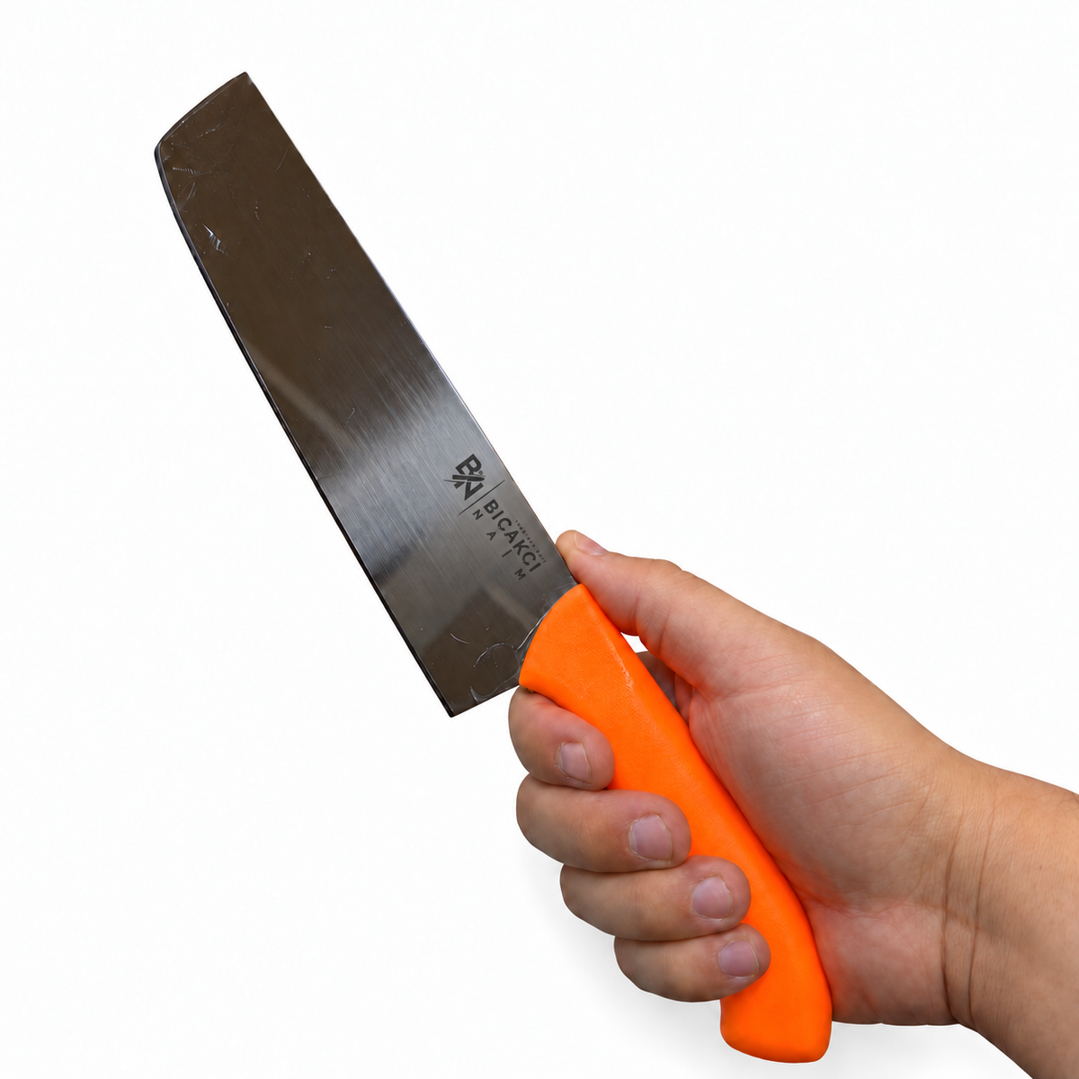 Turuncu Saplı Sebze Doğrama Bıçağı | 34 cm