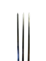 Paslanmaz Krom 60 cm Kuşbaşı Şişi - 10'lu Paket | 8 mm Genişlik